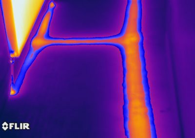 Thermal imaging find Pipe Runs