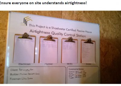 Air Tightness Testing & Thermal Imaging Kildare SOLUTION - Implement air tightness quality control measures