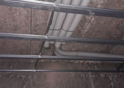 Vent axia Dublin Heat recovery Ventilation Metal ceiling fitted after install of ducts