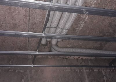 Vent axia Dublin Heat recovery Ventilation Metal ceiling fitted after install of ducts