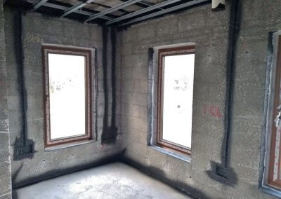Air Tightness Testing & Thermal Imaging Dublin SOLUTION - Use of air tight paints behind Electrical chases & above metal ceilings