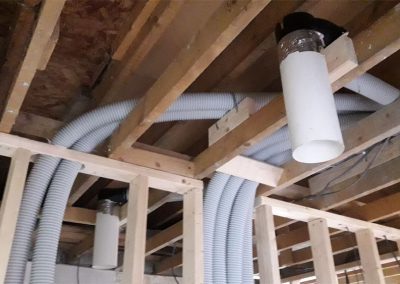 Vent axia Longford Heat recovery Ventilation Ducting Through Partition Walls