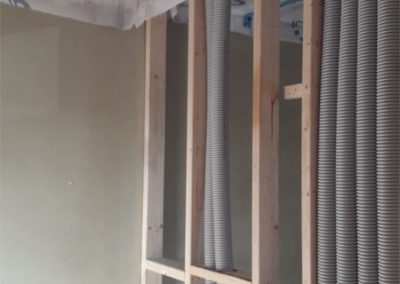 Vent axia Kildare Heat recovery Ventilation Ducting Through Partition Walls