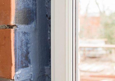 Air Tightness Testing & Thermal Imaging Dublin SOLUTION - Air tightness paint around window